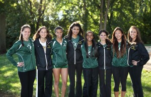 Photo by Joe Gonzalez Girls cross country recently celebrated senior night. Seniors have a big role in the team’s success by guiding the underclassmen. 