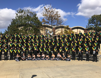 EGHS band, color guard close out successful season at ISU
